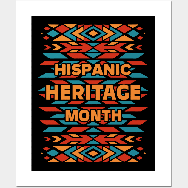 hispanic heritage month 2021 for hispanic people Wall Art by A Comic Wizard